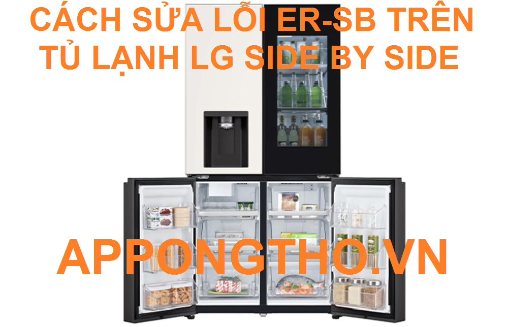 Làm thế nào để đặt lại chế độ khi tủ lạnh LG báo lỗi ER-SB?
